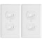 Faith White Double Light Switch 2 Single-Pole Wall Light Switches 15-Amp Duplex Toggle Switch, 2PK SSK5-WH-02 - alternate 1